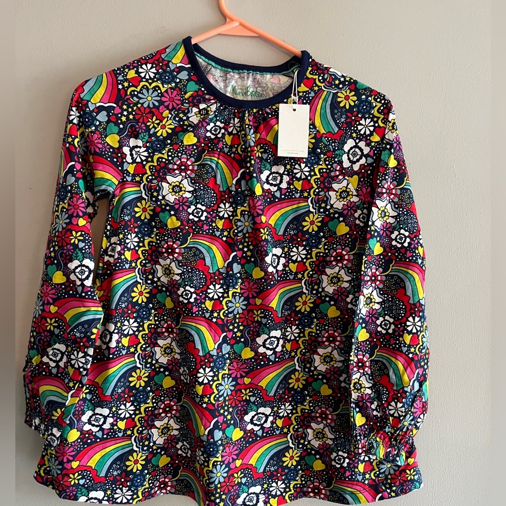 Boden girls floral tunic size 9-10y